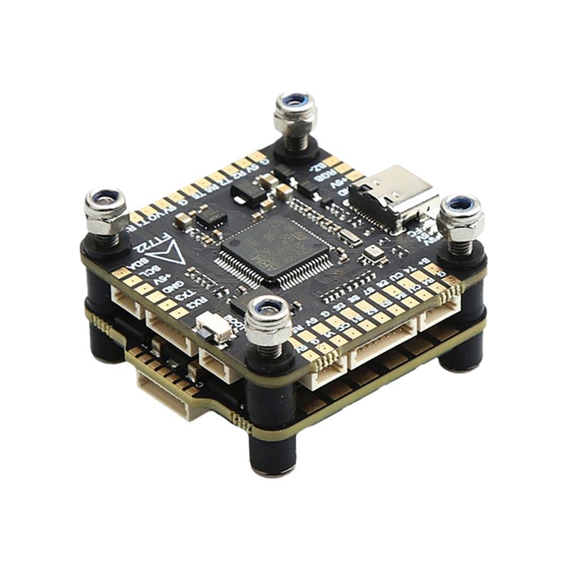 Fpv Flight Controller F7 Stack 60A - AS96-F722 スタックF7フライトコントローラー、BLS-60A 4イン1 ESC、デュアルBEC、RC FPV 7インチ～10インチフリースタイルドローン用パーツ