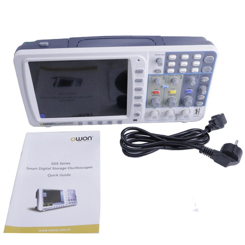 OWON SDS7102V デジタルストレージオシロスコープ - Digital Storage Oscilloscope 100Mhz のレビューと価格