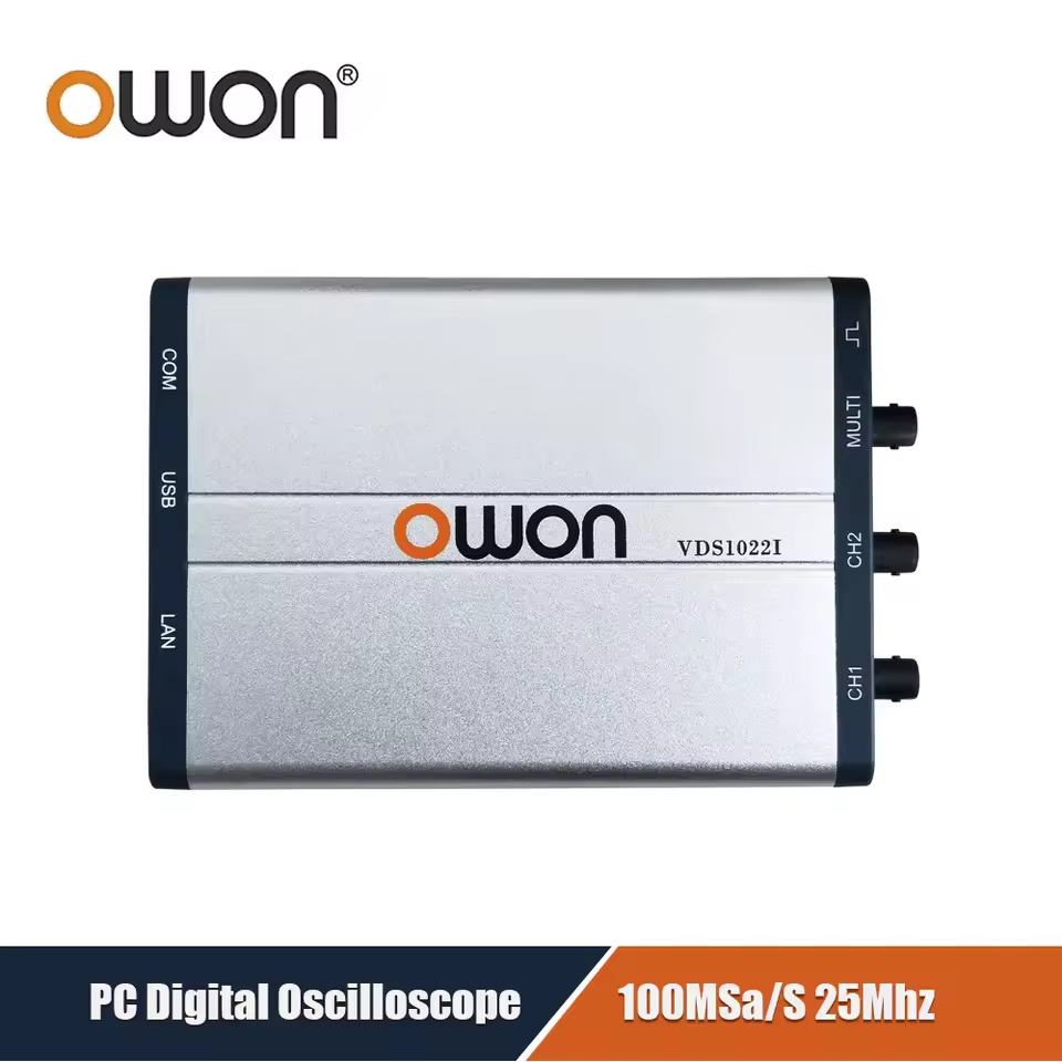 OWON VDS1022/VDS1022I バーチャルPCオ - Digital Storage Oscilloscope 100Mhz のレビューと価格