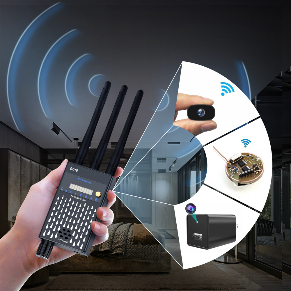 3 つのアンテナプロフェッショナル無線周波数検出デバイス G - Signal Generator Spectrum Analyzer のレビューと価格